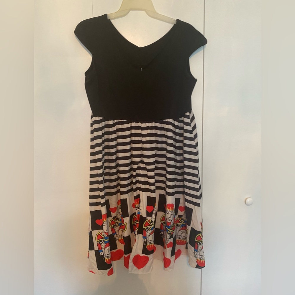 Deck of cards dress.
